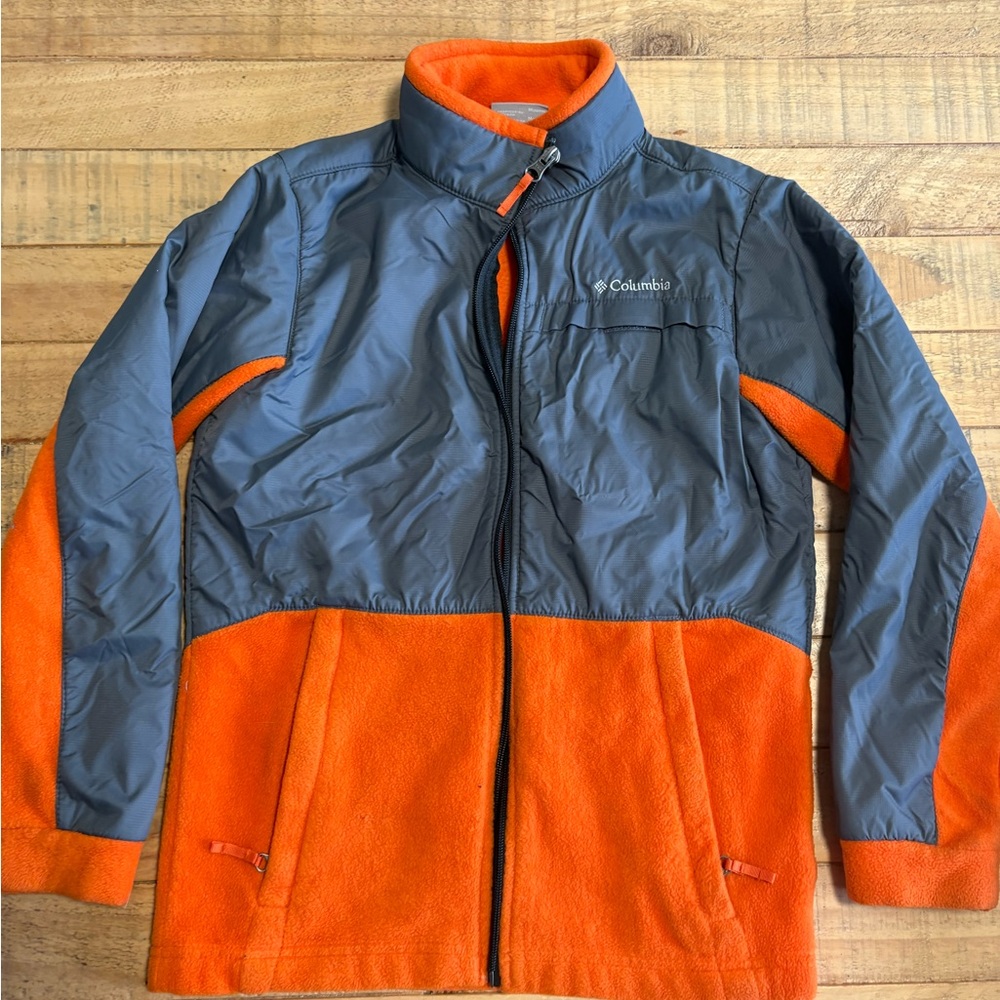 Columbia Kids' Vibrant Orange and Charcoal Jacket